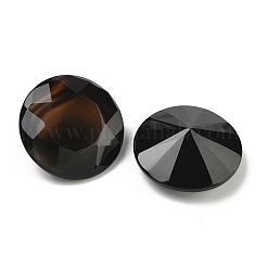 Натуральный черный оникс (окрашенный и нагретый) кабошоны&nbsp;G-D350-01A