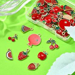 40шт 8 стиля подвески из сплава с эмалью&nbsp;ENAM-FP0002-81