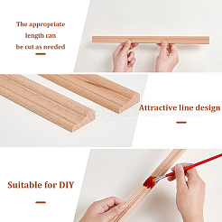 12 шт. деревянные палочки для поделок&nbsp;WOOD-GA0002-03A