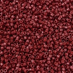 MIYUKIデリカビーズ  シリンダー  日本製シードビーズ  11/0  （db2354) duracoat不透明染め上海赤  1.3x1.6mm  穴：0.8mm  約10000個/袋  50 G /袋&nbsp;SEED-X0054-DB2354