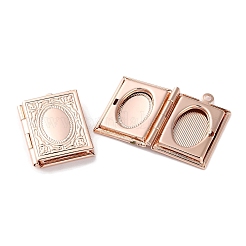 Стойки обшивки латунь медальона подвески KK-F090-04RG