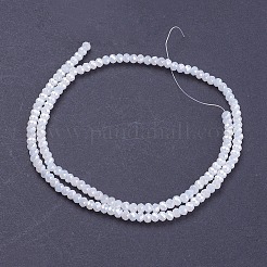 Стеклянные бусины с гальваническим покрытием &nbsp;LS-GLAA-F076-FR03