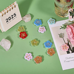 14 stücke 7 farben blume handgemachte wollfilz ornament zubehör&nbsp;FIND-CA0010-13