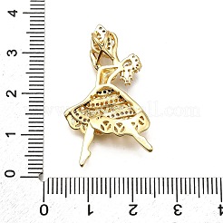 Стойки обшивки латунь микро проложить Циркон подвеску&nbsp;KK-D343-14G-C