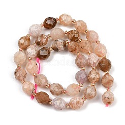 Натуральные вишневые агатовые бусины G-N342-149I-18