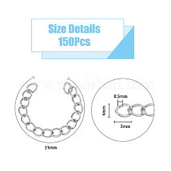 150 prolunga per catene a maglie in acciaio inossidabile 304&nbsp;STAS-DC0013-10