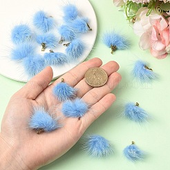 Decorazioni pendenti con nappine in pelliccia di visone sintetico&nbsp;FIND-YW0002-24F