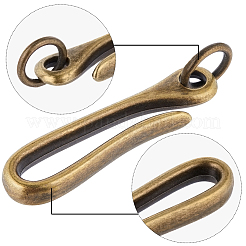 3 шт. 3 стиля застежки-крючки из сплава в тибетском стиле FIND-CP0001-72