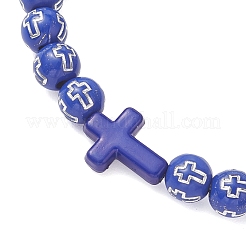 Эластичные браслеты из акриловых бусин для женщин и мужчин&nbsp;BJEW-JB13400