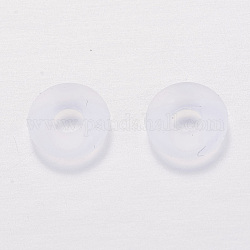 Резиновые уплотнительные кольца, кольцевые бусины пончик, подходят европейские клипсы, прозрачные, 2 мм