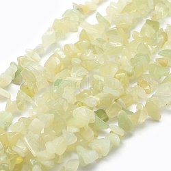 Natürlich neu Jade Perlen Stränge, Chip, 5~8 mm, Bohrung: 1 mm, ungefähr 33 Zoll (84 cm)