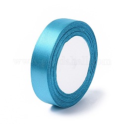 Satinband, Deep-Sky-blau, etwa 3/4 Zoll (20 mm) breit, 25yards / Rolle (22.86 m / Rolle)