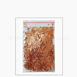 Folie Chip Flocke, für Kunstharzhandwerk, Nail-Art, Malerei, Vergoldungsdekorationszubehör, Roségold, Tasche: 100x50 mm