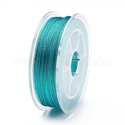 ポリエステルメタリック糸  ライトシーグリーン  1mm  約32.8ヤード（30m）/ロール