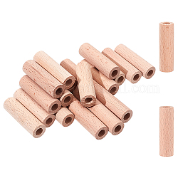 Nbeads 20 pz cilindri in legno per blocchi artigianali, 1.96x0.59