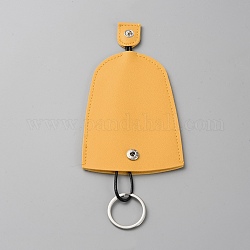 Kreative herausziehbare Schlüsselhülle, Cartoon PU-Leder schützender Autoschlüsselkasten keychain, golden, 19.1 cm