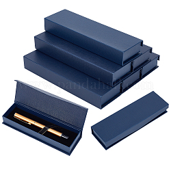 BENECREAT 10pcs Black Empty Pen Gift Box with Magnetic Closure, 53x170x25mm/2.08x6.69x0.98inch Jewelry Pens Present Case for Watches, Pens, Necklaces, Bracelets