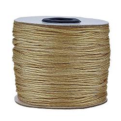 PandaHall Elite 1 Roll Nylon Thread, Chinese Knotting Cord, Wheat, 1.5mm, about 100 yards/roll