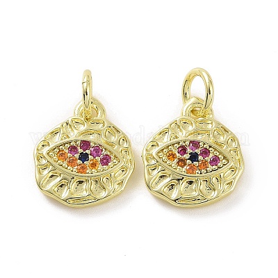 Латунные микро проложить кубического циркония подвески KK-E068-VF077-1