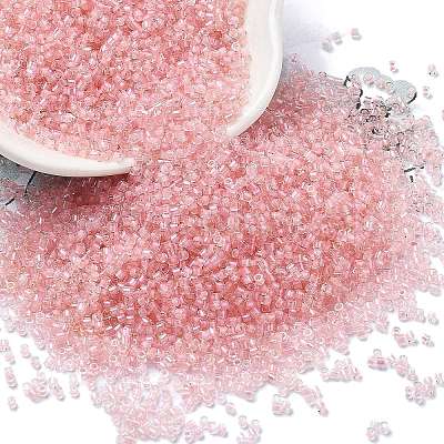 Прозрачные внутри цветные стеклянные бусины X1-SEED-H003-04F-1