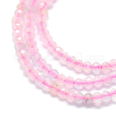 Природные морганит нитей бисера&nbsp;G-G106-A21-01-1