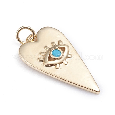 Латунные микро проложить кубического циркония подвески ZIRC-I042-01B-1