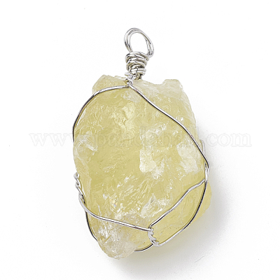 Природные подвески цитрин G-Q993-01-1