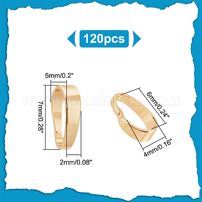120 шт. латунные защелки на дужках FIND-PH0010-65-1