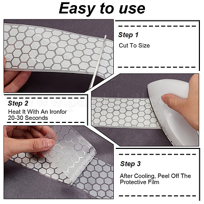 Светоотражающие заплатки длиной 10 метр DIY-GA0007-33C-1