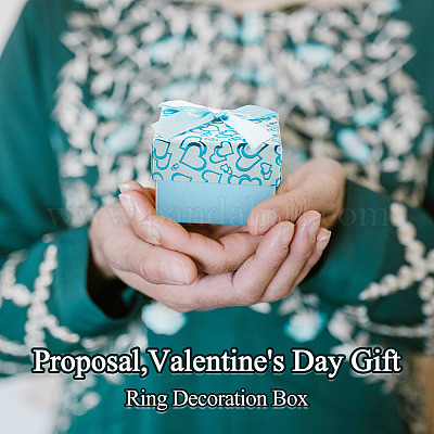 Бант картон бумага кольца подарочные коробки для хранения CON-TAC0001-16E-1