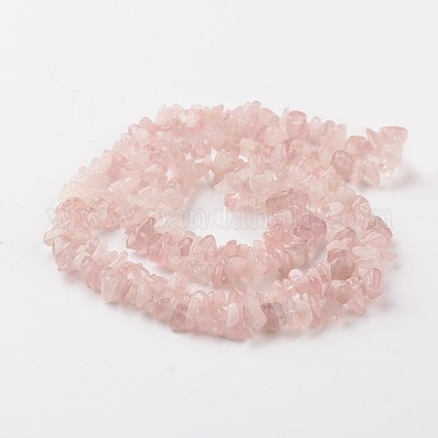 Чип натуральной розовой нити кварца шарик G-M344-50-1