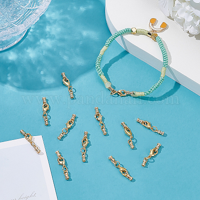 12 шт. латунные наконечники для шнура PALLOY-PH01842-1