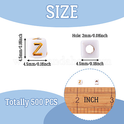 Непрозрачные акриловые бусины MACR-TAG0001-07Z-1