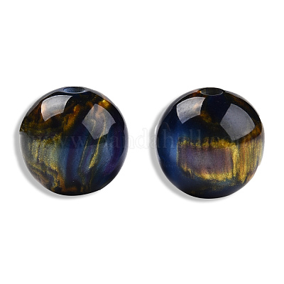 Бусины из cмолы RESI-N034-17-M17-1