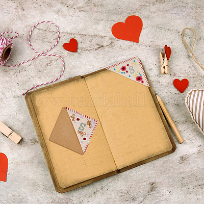 4 шт. 4-х стилевые закладки для книг с вышивкой из фетра FIND-HY0003-46S-1