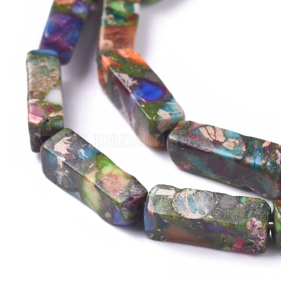 Синтетическая золотая линия имперские нитки из бисера яшмы G-D0006-B02-1