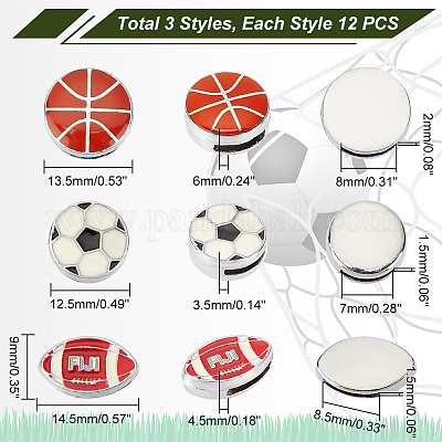 36 шт. 3 стильных скользящих подвесок из сплава ENAM-GA0001-02-1