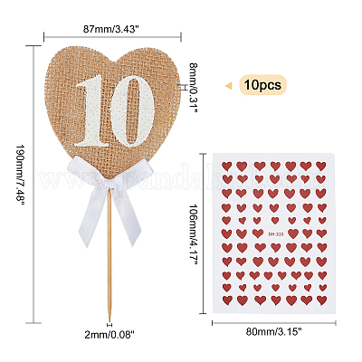 Shop AHANDMAKER 120 Pcs Heart Shaped Floral Card Holder for Jewelry Making  - PandaHall Selected