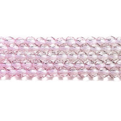 Прозрачный градиент цвета стеклянные бусины пряди GLAA-G101-2mm-14-1