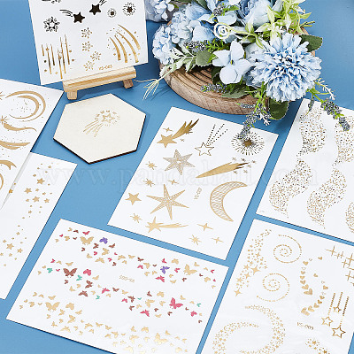 8 лист 8 стиля горячего тиснения веснушки боди-арт татуировка наклейка на лицо MRMJ-GF0001-30-1