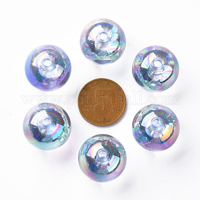 Прозрачные акриловые бусины MACR-S370-B20mm-749-1