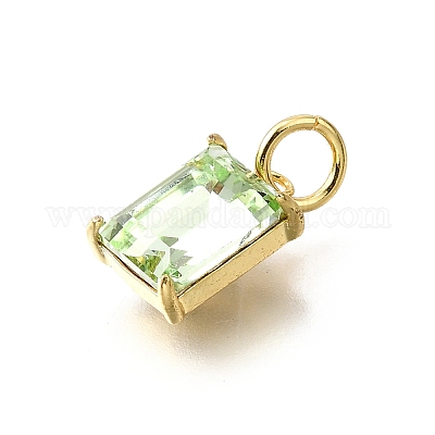 Латунь стекло амулеты KK-V011-36G-A-1