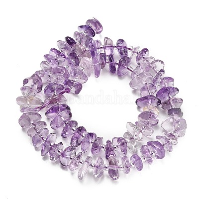 Natürlichen Amethyst Perlen Stränge&nbsp;G-Z124-A01-02-1