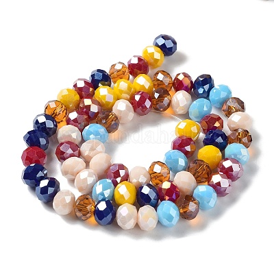 Стеклянные бусины EGLA-A034-M8mm-30-1