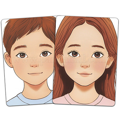 Пластиковая доска для рисования макияжем MRMJ-WH0101-001-1