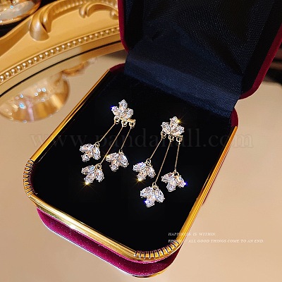 Серьги с кисточками из искусственного жемчуга DX8372-3-1