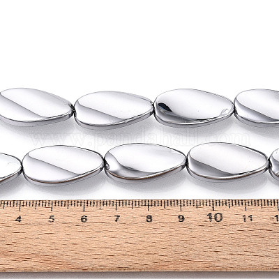 Стеклянные бусины с гальваническим покрытием &nbsp;EGLA-N055-02N-1