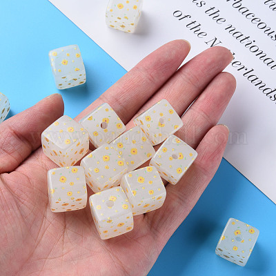 Окрашенные акриловые бусины &nbsp;MACR-S374-11C-01-1