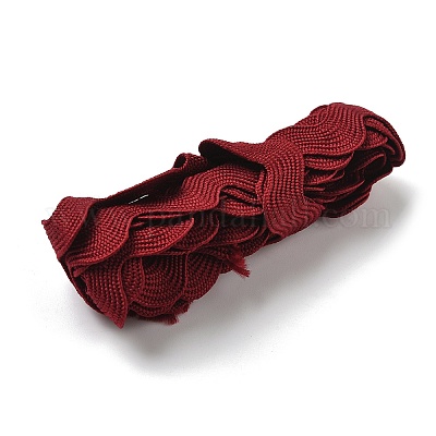 Лента из полиэстерового волнистого кружева OCOR-XCP0002-83B-1