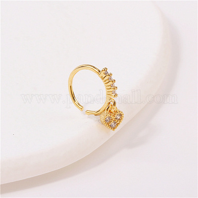 Латунные микропаве прозрачные кубические цирконии подвески кольца для носа FS-WG904D6-07-1